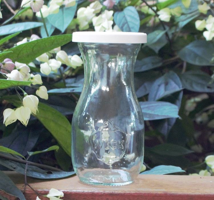 Weck 250ml Juice Jar with White Storage Lid (Single)