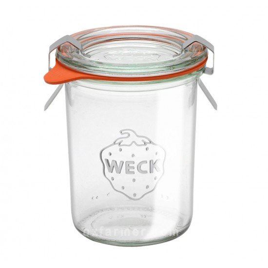 Weck 160ml Mini Tapered Preserving Jar with Seal, Lid, and Clips (Single)