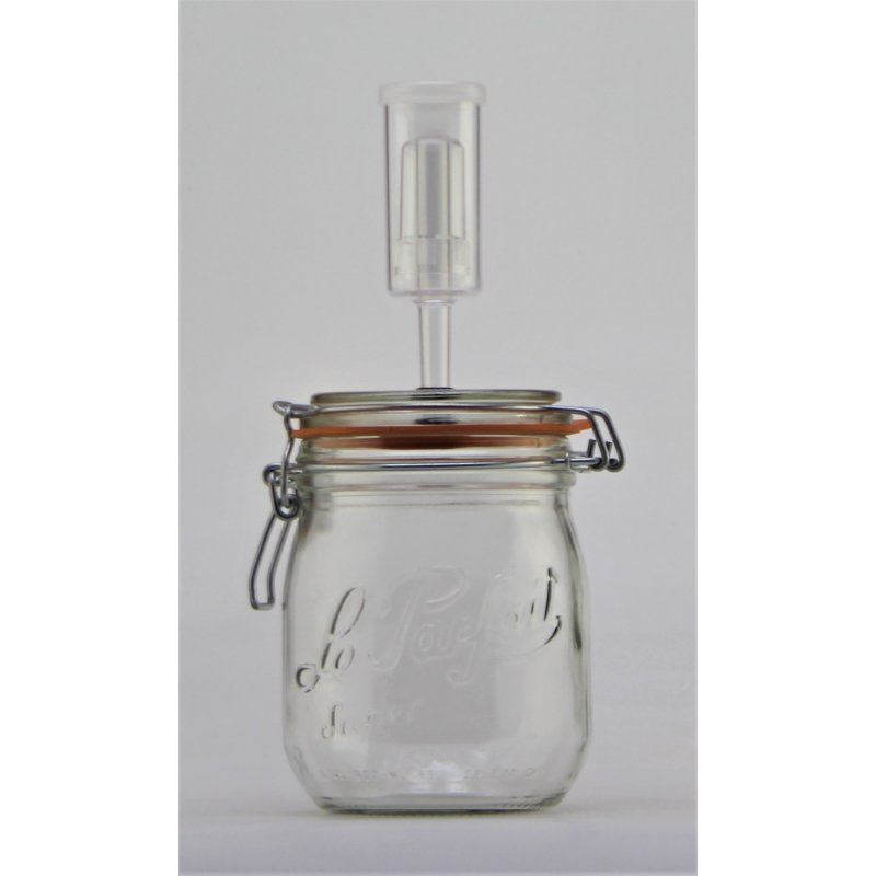 Le Parfait 750ml Super Fermenting Jar with Fermenting Lid (Single)
