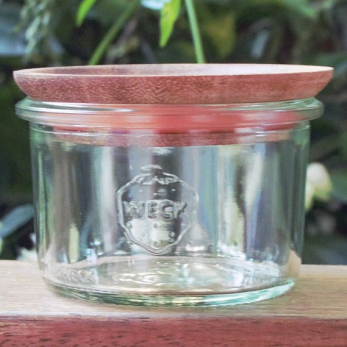 1 x 200ml Tapered Jar with wooden lid - 200ml - Ball Mason Australia