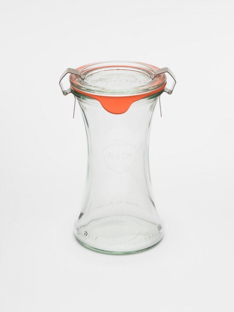Weck 200ml Cafe Deli Jar with No Lid (Single)