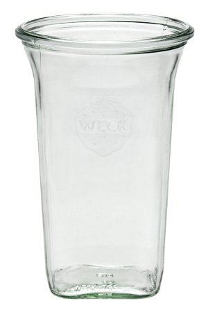 Weck 795ml Quadro Preserving Jar with No Lid (Single)
