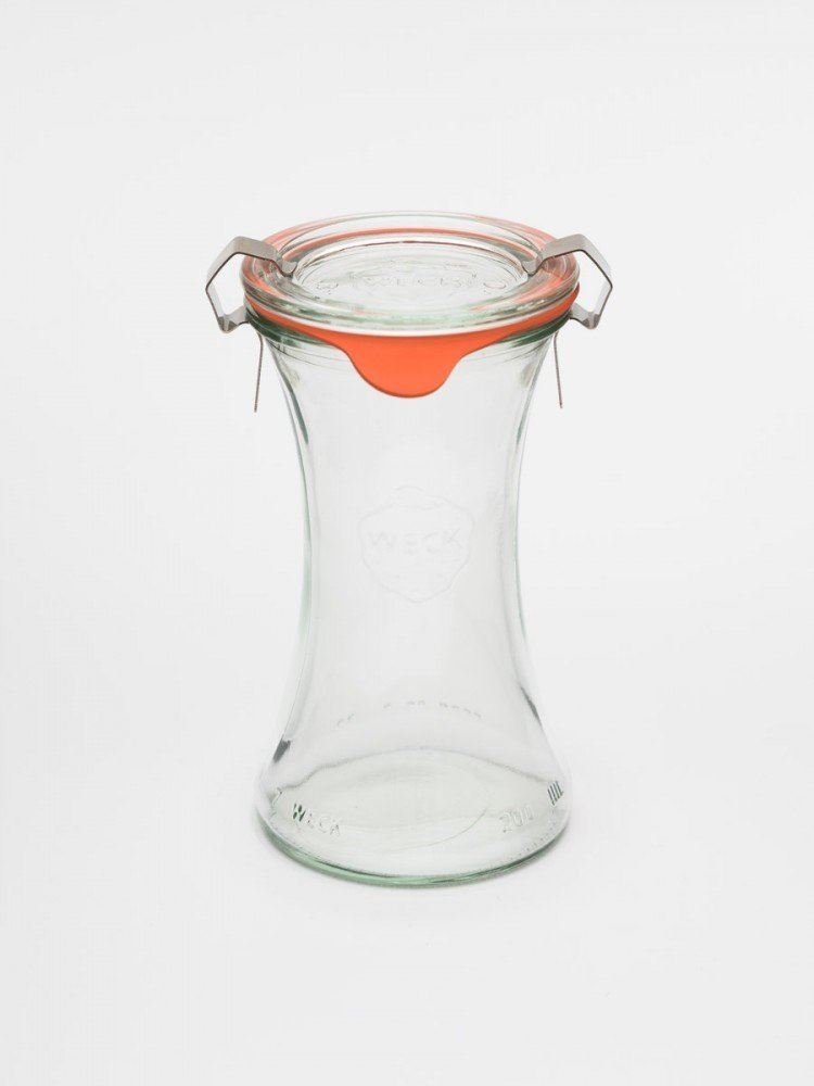 200ml Cafe Deli Coffee Cappuccino, Latte Cup Jar - 995 Weck Complete - Ball Mason Australia
