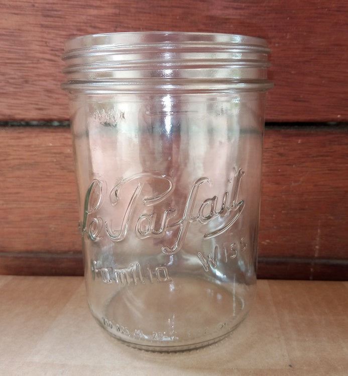 Le Parfait 750ml Familia Wiss Preserving Jar with No Lid (Single)