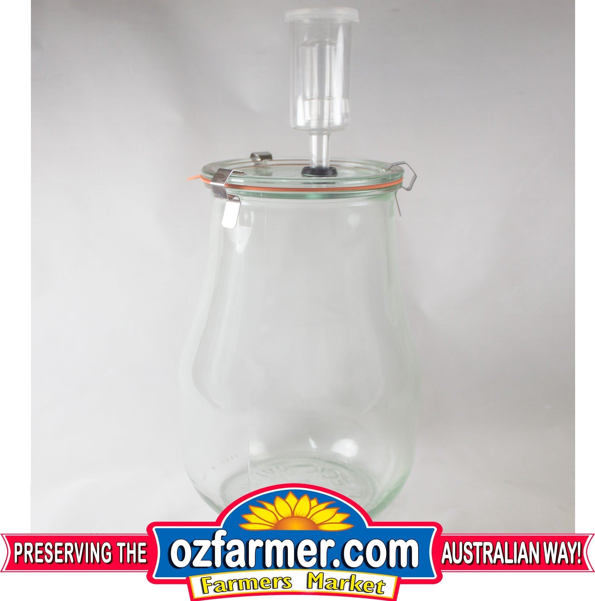 2.5 Litre Tulip Fermenting Jar With Fermenting Lid Weck - Ball Mason Australia