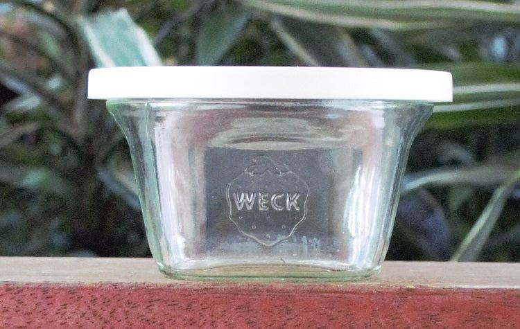 Weck 290ml Quadro Preserving Jar with White Storage Lid (Single)