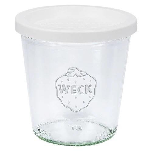 290ml WECK Tall Sturzglas Jar with WHITE STORAGE LID - Ball Mason Australia
