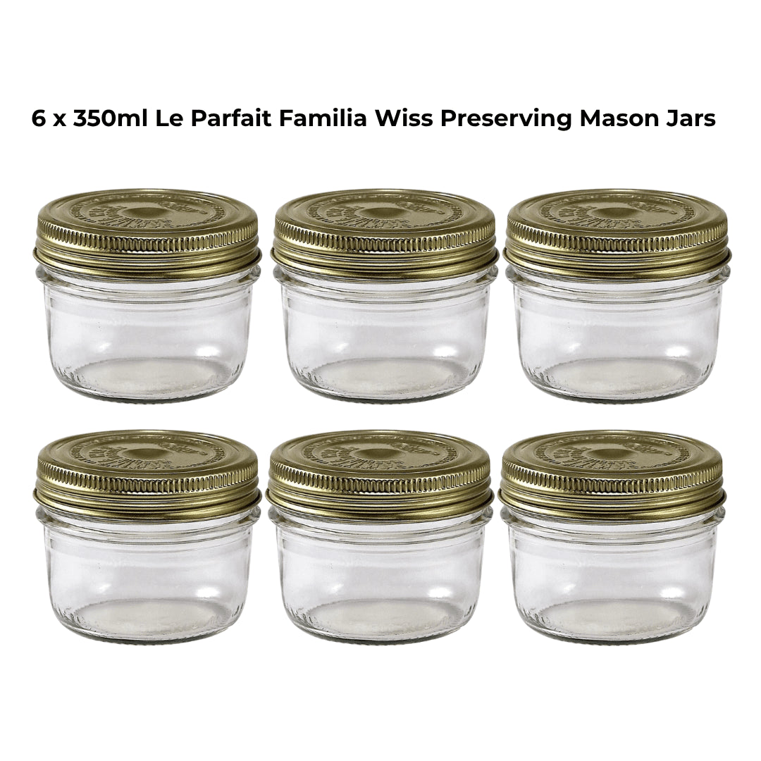 350ml Le Parfait Familia Wiss Preserving Mason Jar - Ball Mason Australia