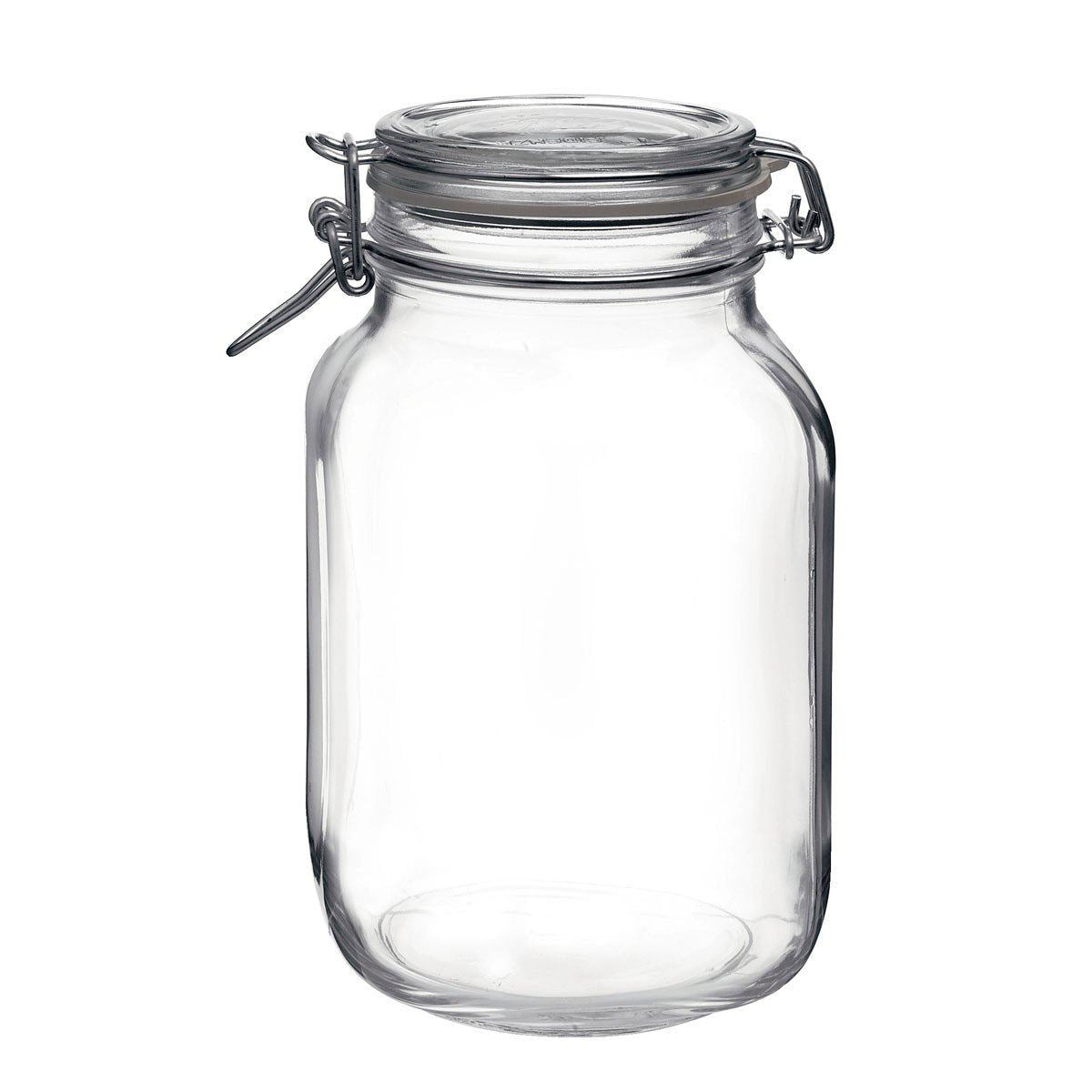 Bormioli Rocco 2000ml (2L) Fido Preserving Jar with Swing Top Lid (Single)