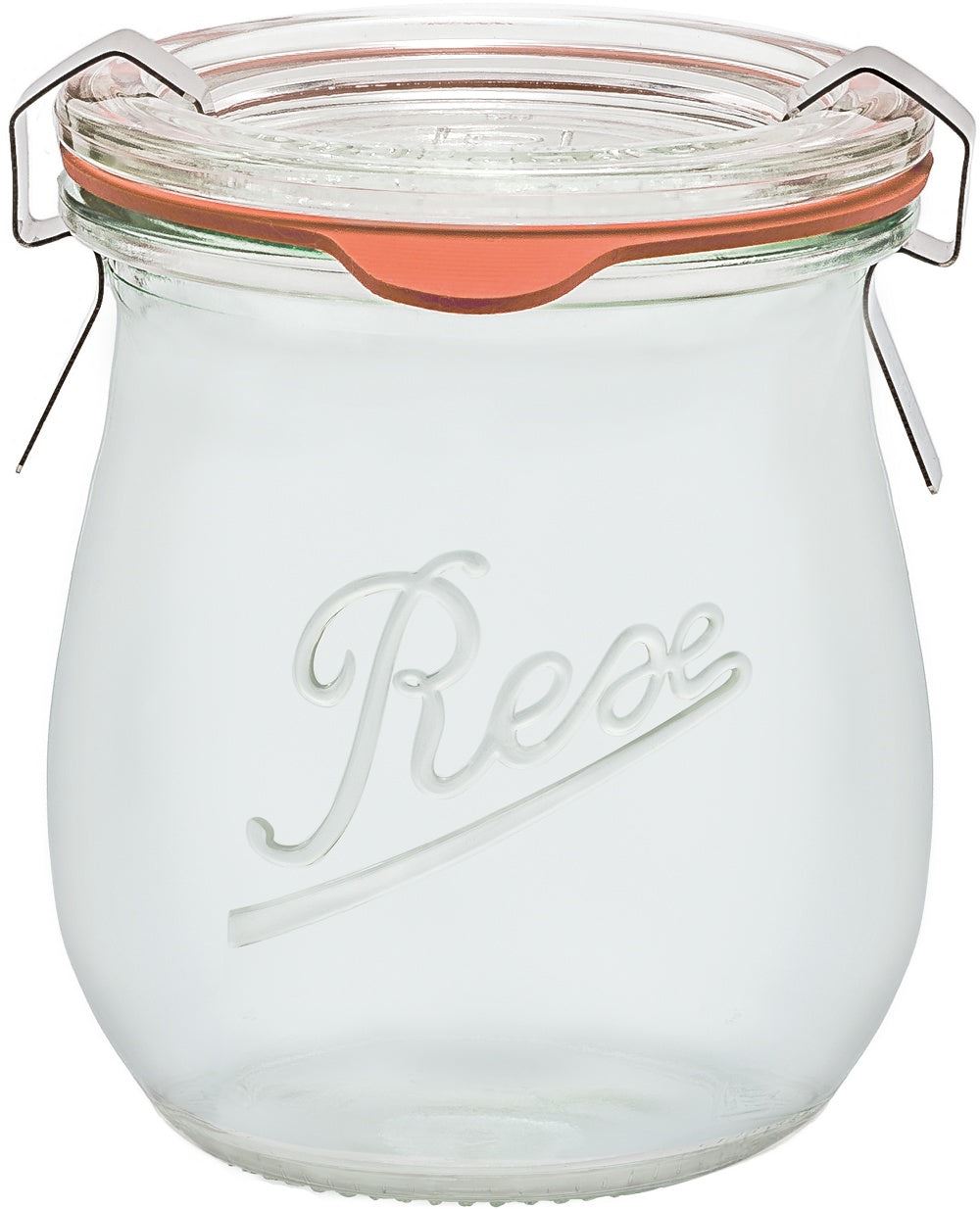 Weck Rex 220ml Mini Tulip Preserving Jar with Seal, Lid, and Clips (Single)