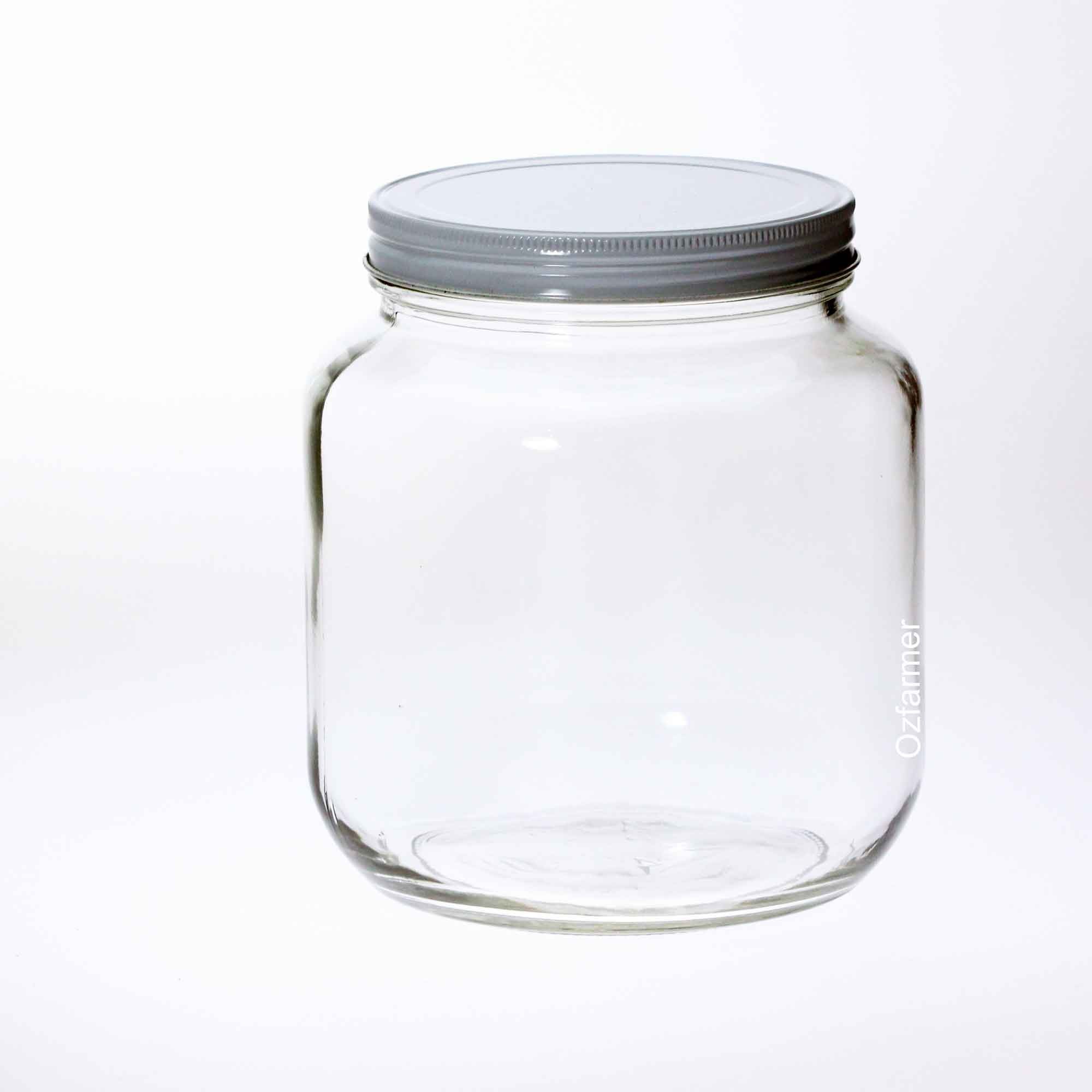 6 x Bell 64 oz / Half Gallon Smooth Jars - Lids included