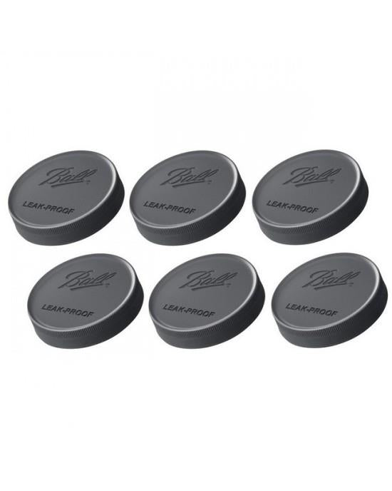 Ball Mason Regular Mouth Leak-Proof Storage Lid (6-Pack)