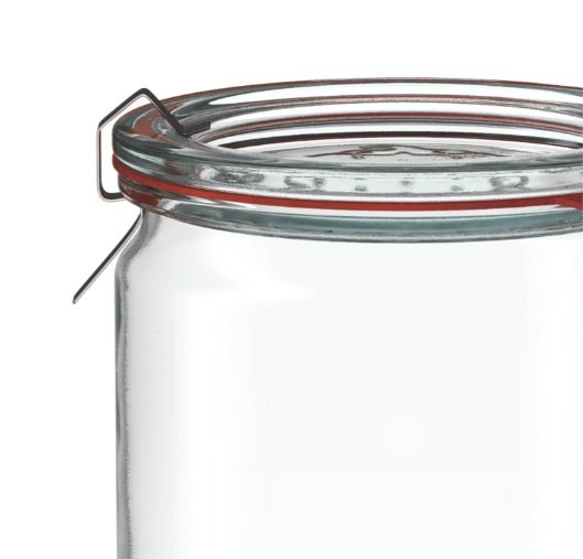 6 X 1040ml WECK Cylinder COMPLETE - Ball Mason Australia