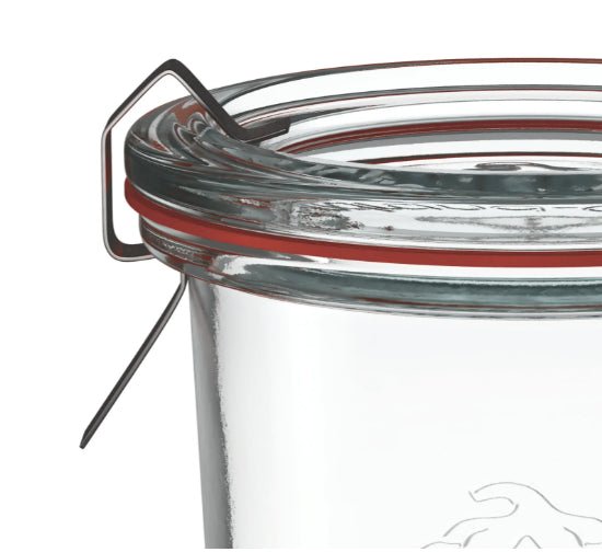6 X 140ml WECK Sturzglas Jar COMPLETE - Ball Mason Australia