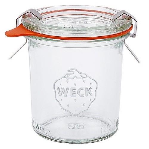 6 X 140ml WECK Sturzglas Jar COMPLETE - Ball Mason Australia