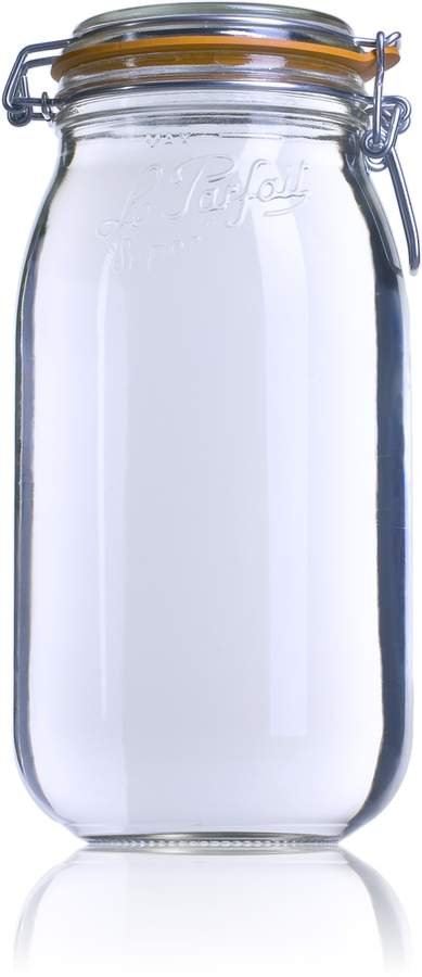 6 x 2000ml Le Parfait SUPER jar with seal - Ball Mason Australia
