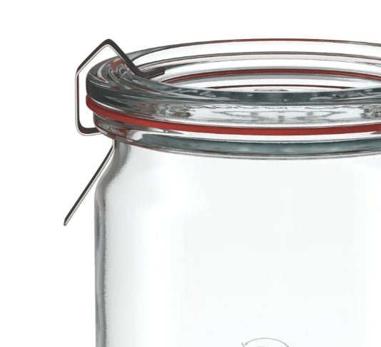 6 X 340ml WECK Cylinder Jar COMPLETE - Ball Mason Australia