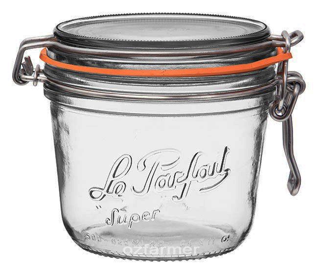 6 x 500ml Le Parfait TERRINE jar with seal - Ball Mason Australia