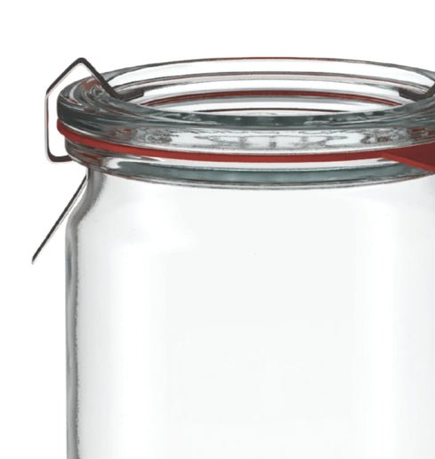 6 X 600ml WECK Cylinder Jar COMPLETE - Ball Mason Australia