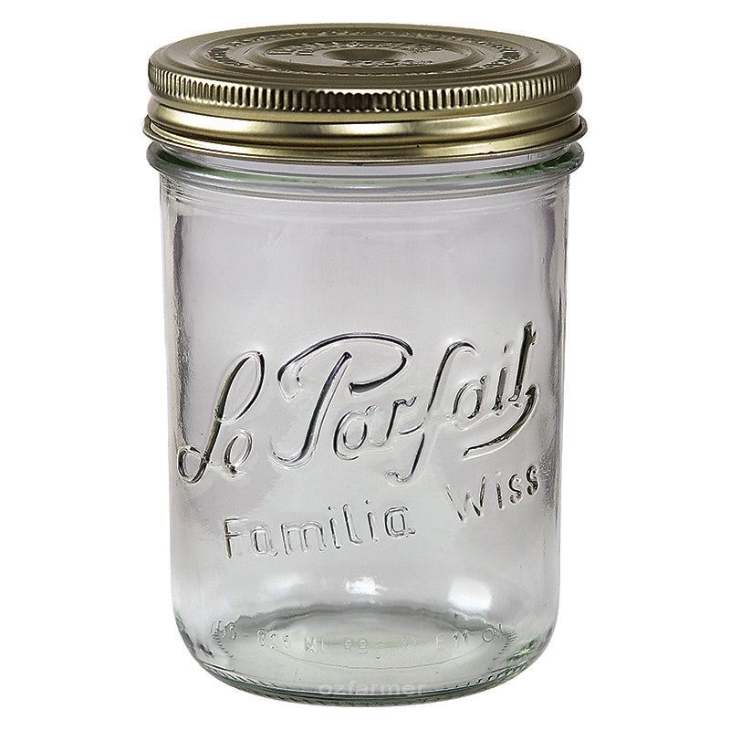 Le Parfait 750ml Familia Wiss Preserving Jar with Lid and Band (Single)