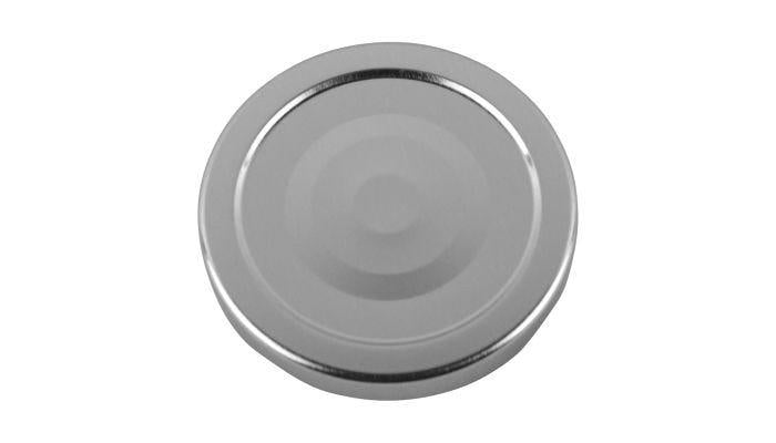 63mm TWIST TOP Button Lid SILVER - Ball Mason Australia