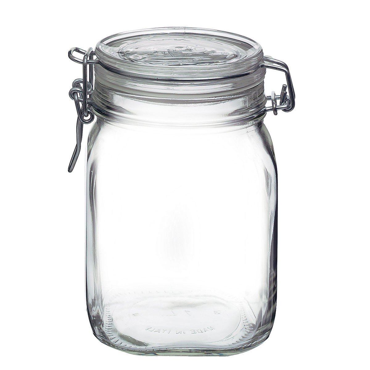Bormioli Rocco 1000ml (1L) Fido Preserving Jar with Swing Top Lid (Single)