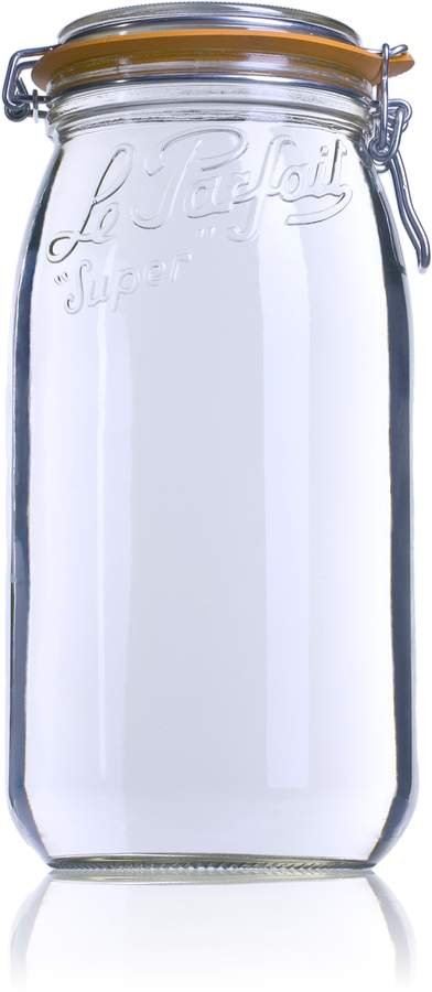Le Parfait 3000ml (3L) Super Preserving Jar with Swing Top Lid (Single)