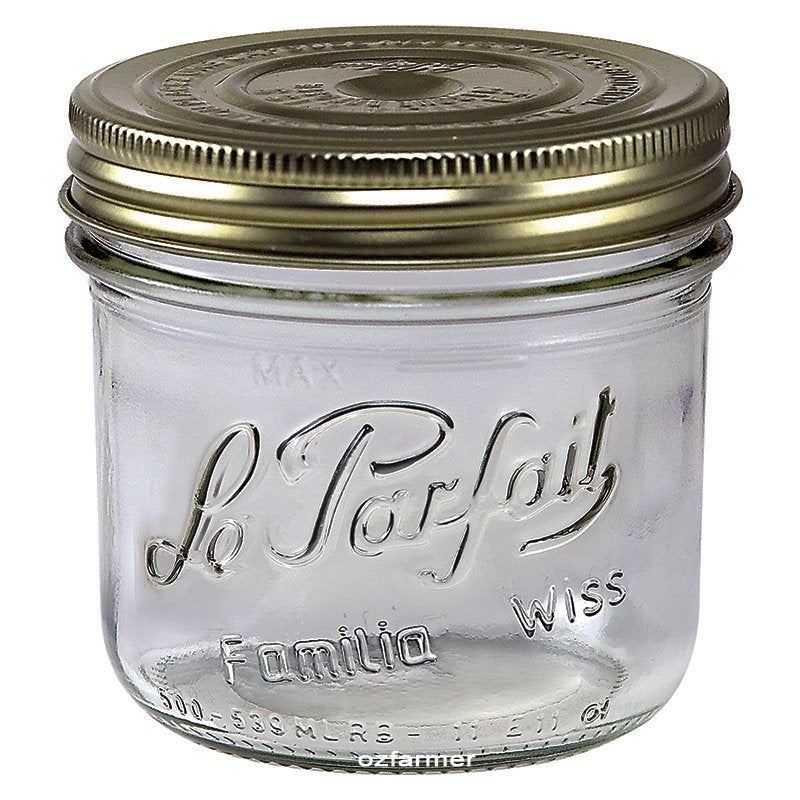 Le Parfait 500ml Familia Wiss Preserving Jar with Lid and Band (Single)
