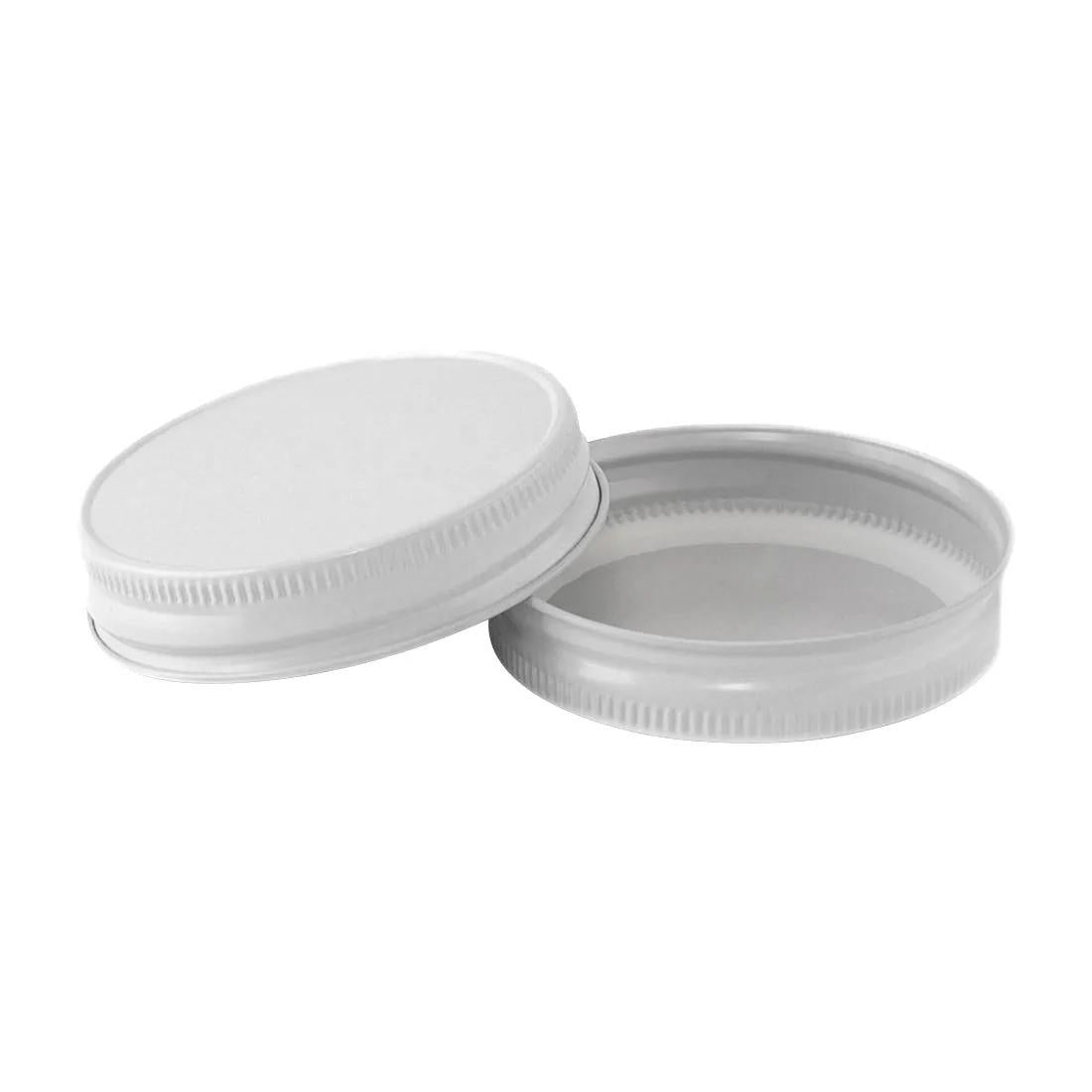 70mm CT Lid with Plastisol Liner in White (Single)
