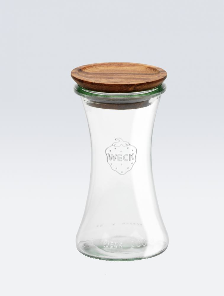 Weck 200ml Cafe Deli Jar with No Lid (Single)