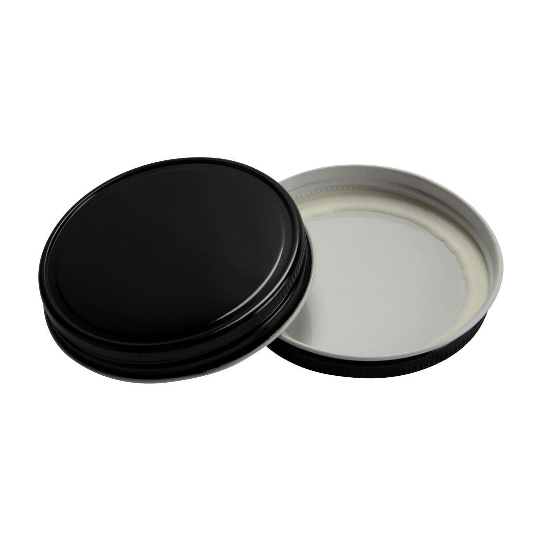 Bell Mason 4oz (120ml) Smooth Jam Jelly Regular Mouth Jar with Black Non-Pop Lid (Pack of 12)