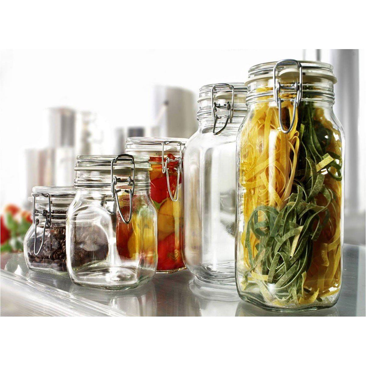 Bormioli Rocco 2000ml (2L) Fido Preserving Jar with Swing Top Lid (Single)