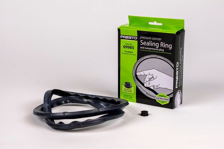 Presto Pressure Canner sealing rubber gasket and overpressure plug