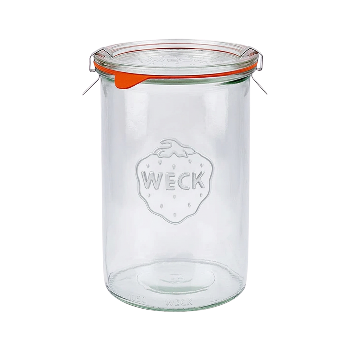 Weck 1000ml Sturzglas Jar with with Seal, Lid, and Clips (Single)