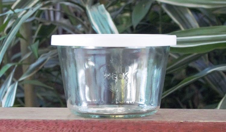 Weck 370ml Tapered Preserving Jar with White Storage Lid (Single)