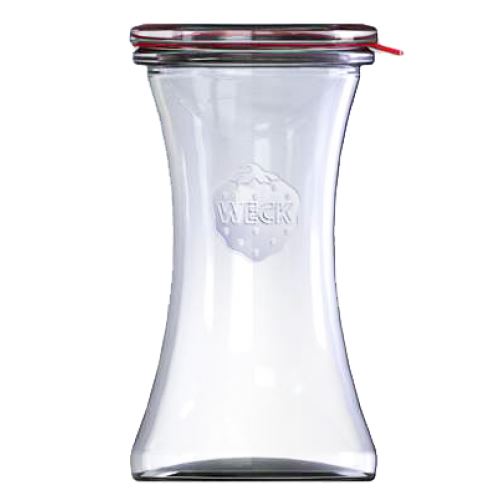 Weck 370ml Cafe Deli Jar with Seal, Lid, and Clips (Single)
