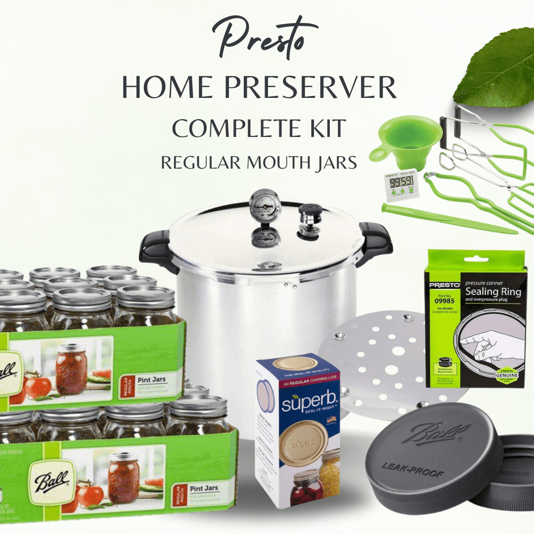 Complete Presto Kit for Home Preservers – Regular Mouth Jars - Ball Mason Australia