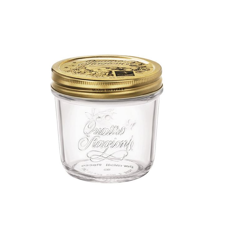 Bormioli Rocco 200ml Quattro Stagioni Preserving Jar with Metal Lid (Single)