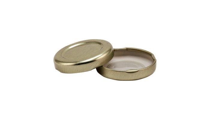 43mm Twist Top Lid in Gold (Single)