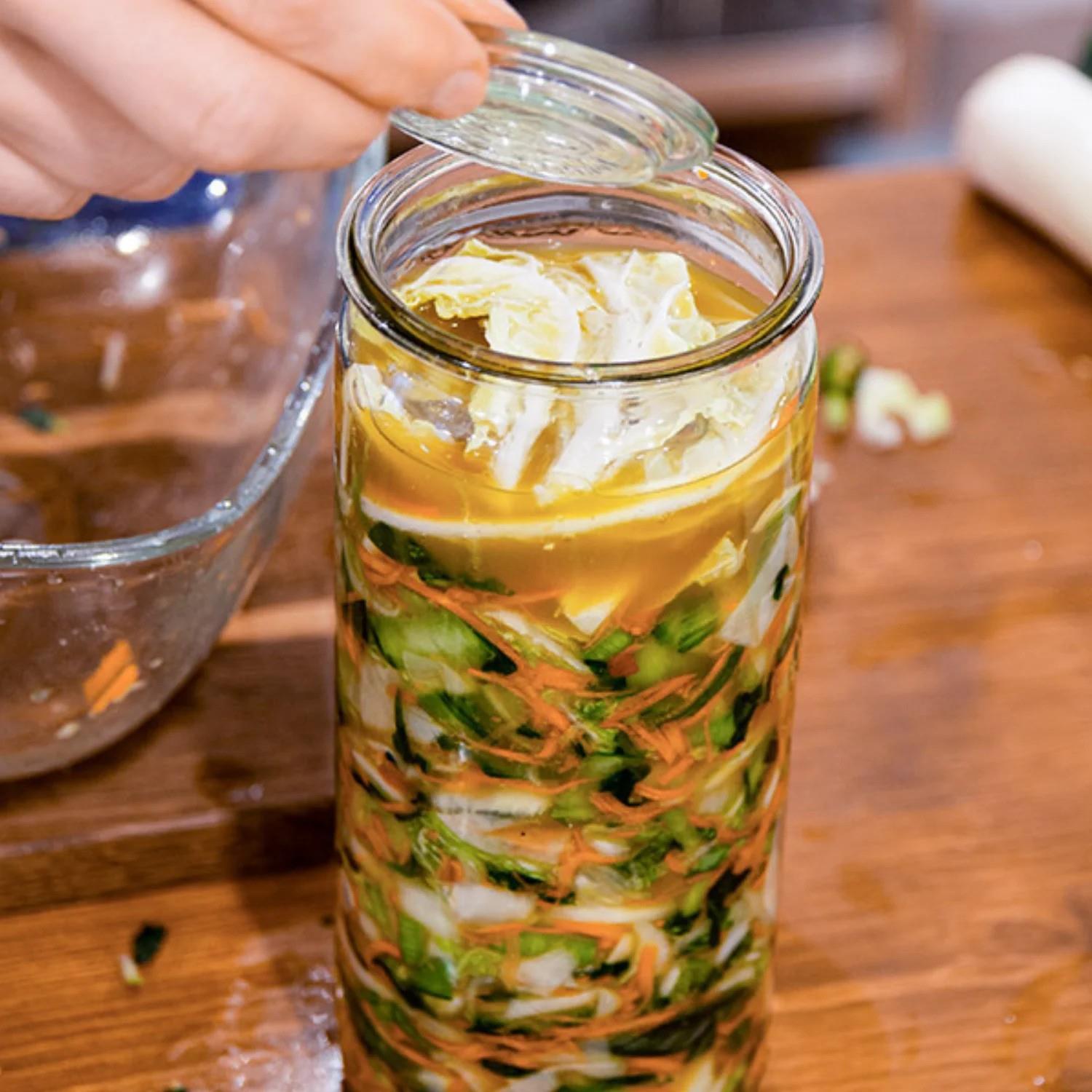 6 X 1040ml WECK Cylinder COMPLETE