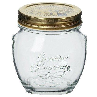 Bormioli Rocco 300ml Quattro Stagioni Preserving Jar with Metal Lid (Single)