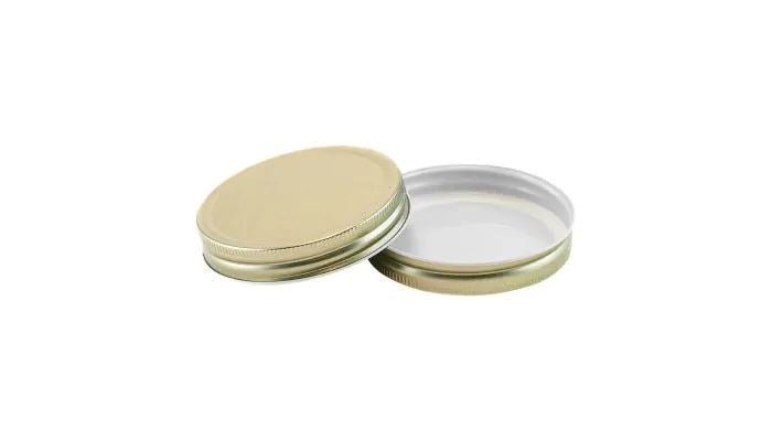 Lid One Piece WIDE Mouth 86mm Canning High Temp GOLD - Ball Mason Australia