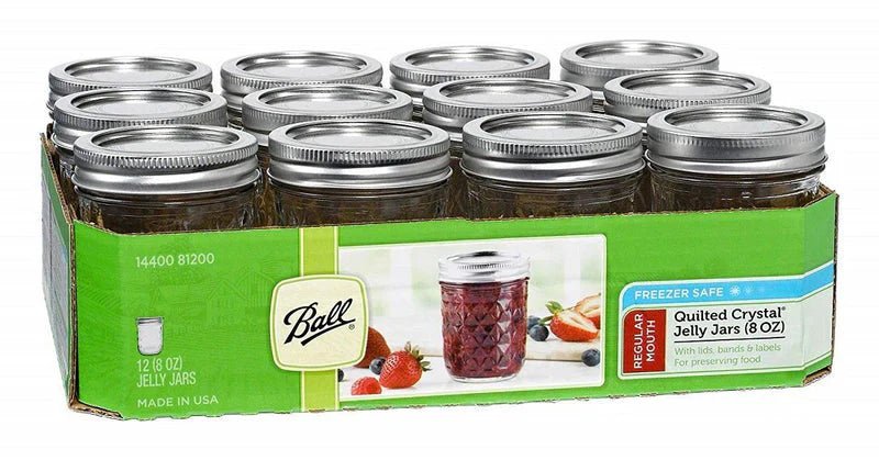 Cases of Jars from 100ml - 250ml - Ball Mason - Ball Mason Australia