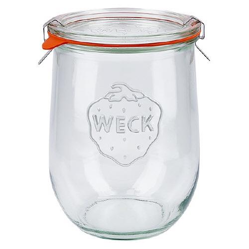 1 X 1062ml WECK Tulip Jar COMPLETE - Ball Mason Australia