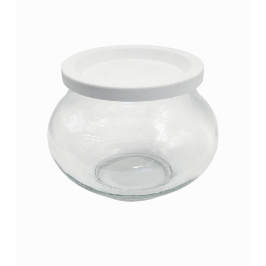 1 x 500ml Deco Jar with WHITE STORAGE LID - Ball Mason Australia