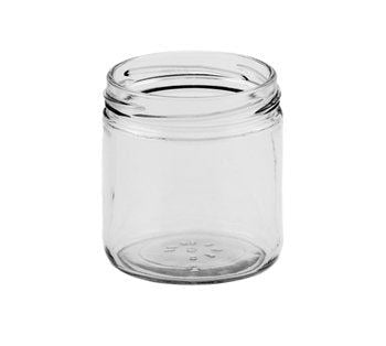 12 x 230ml round jar with straight sides and Lids Included - Ball Mason Australia