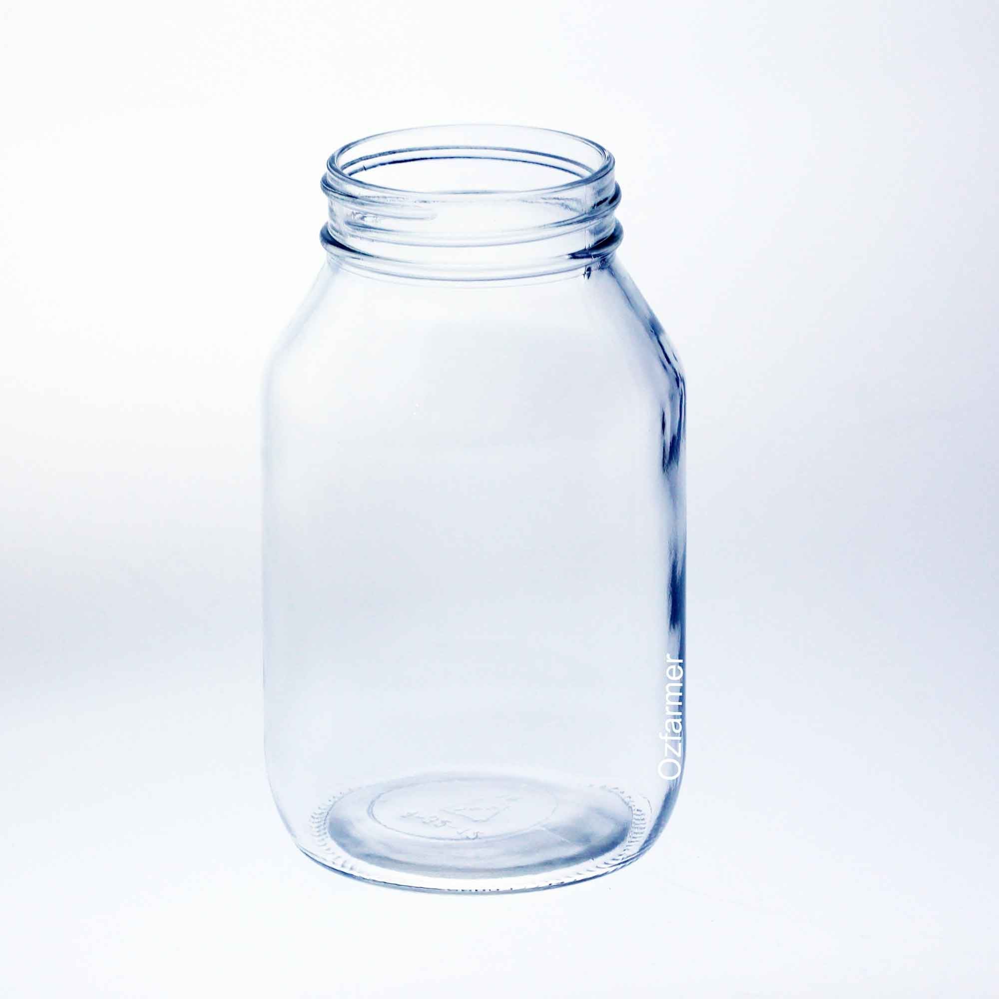 12 x Bell 32 oz Quart Smooth Regular Mouth Jars - Lids not included - Ball Mason Australia