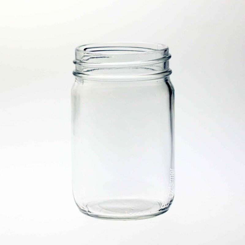 12 x Bell Mason 12oz Smooth Economy Regular Mouth Jars Lids not Included - Ball Mason Australia