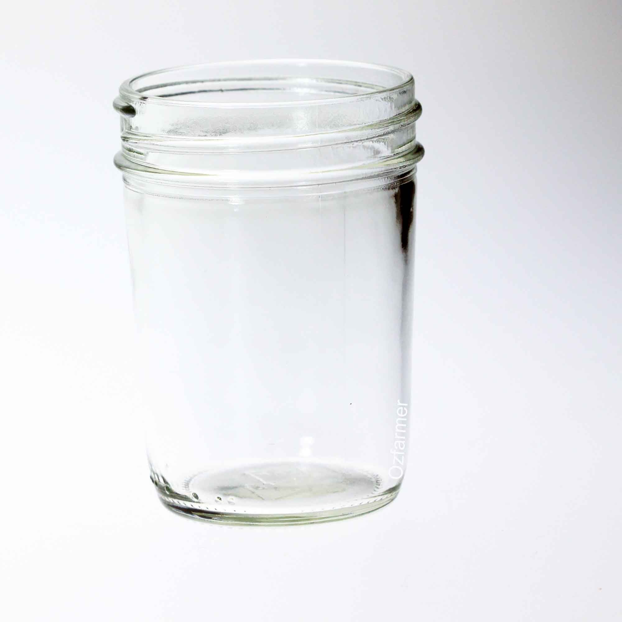 12 x Bell USA Smooth Half Pint / 8oz Regular Mouth Jars Lids Not Include - Ball Mason Australia