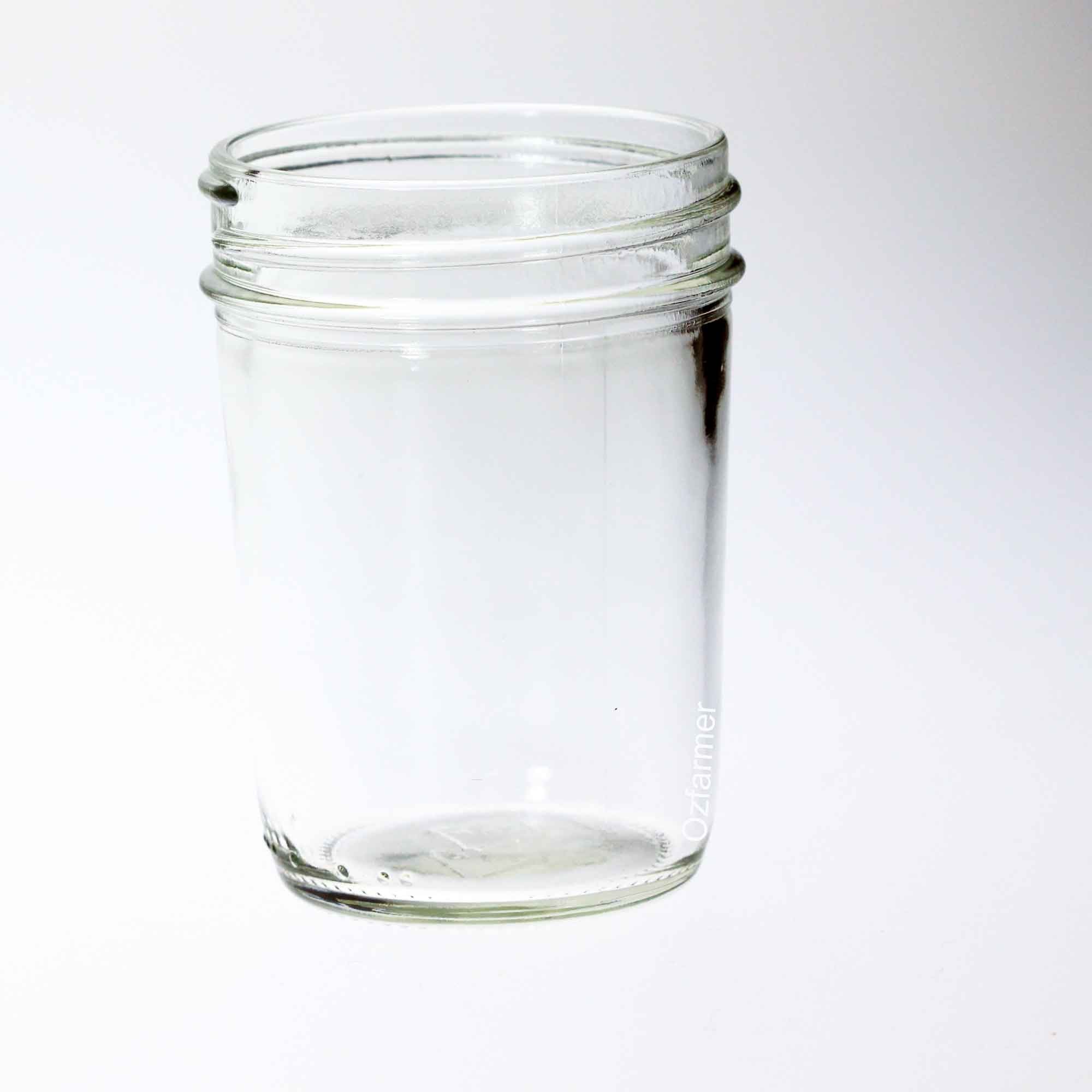 12 x Bell USA Smooth Half Pint / 8oz Regular Mouth Jars with GOLD HIGH HEAT / POP lids - Ball Mason Australia